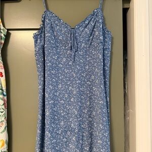 American Eagle Outfitters Blue Floral Dress